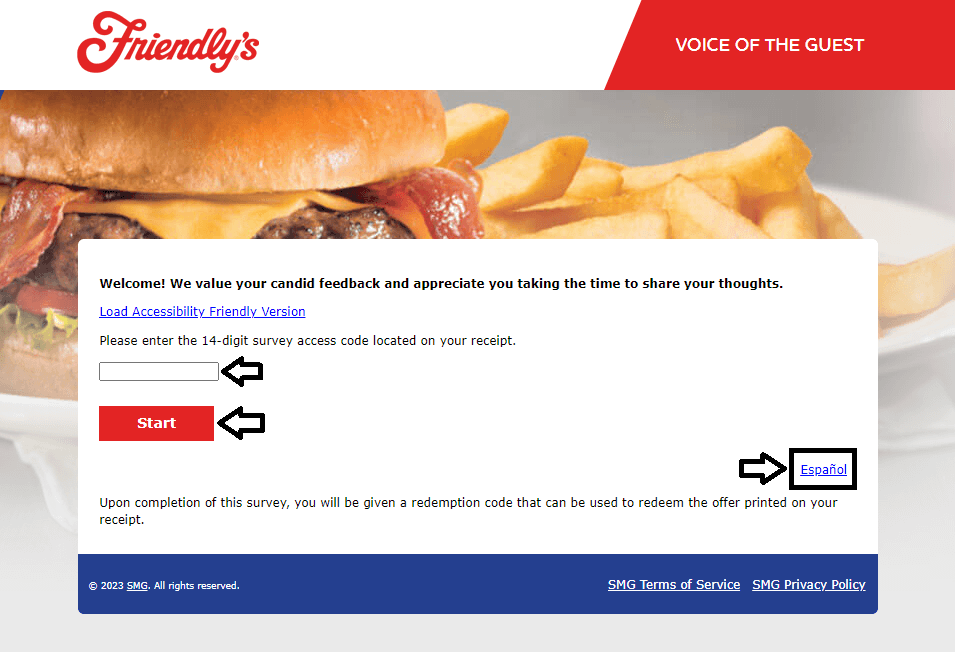 friendlys listens customer survey