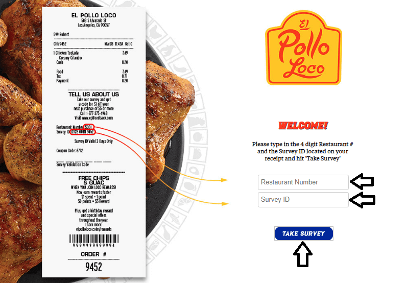 el pollo loco feedback survey