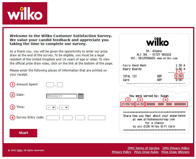 wilko customer satisfaction survey