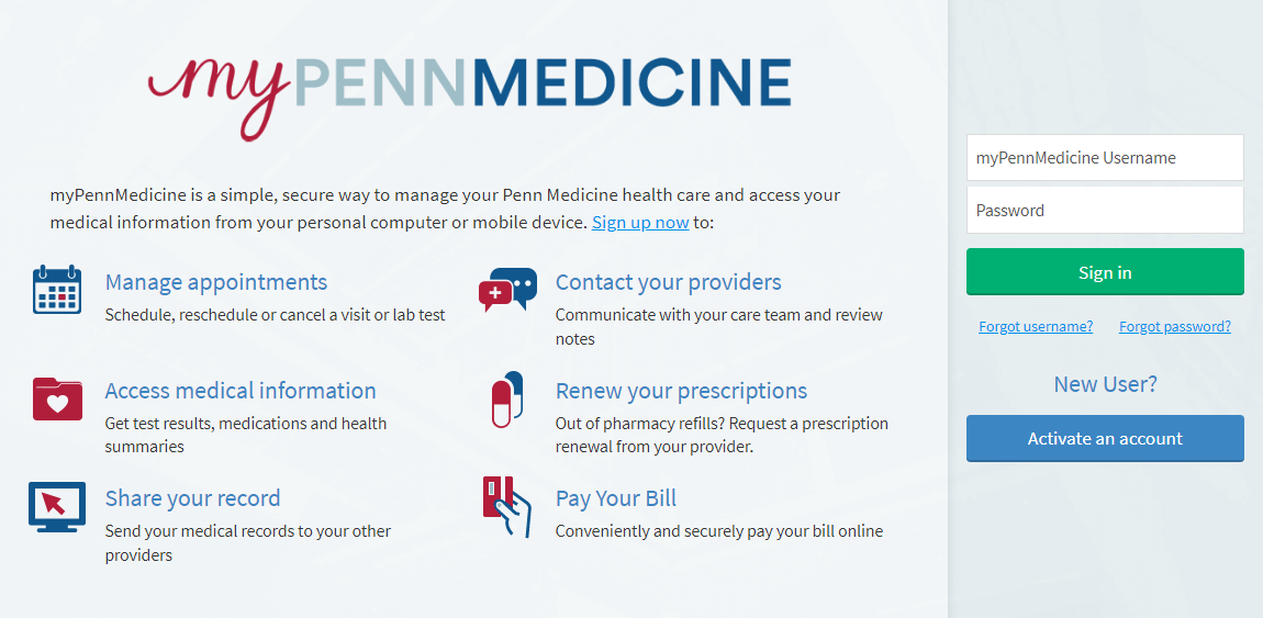 mypennmedicine login