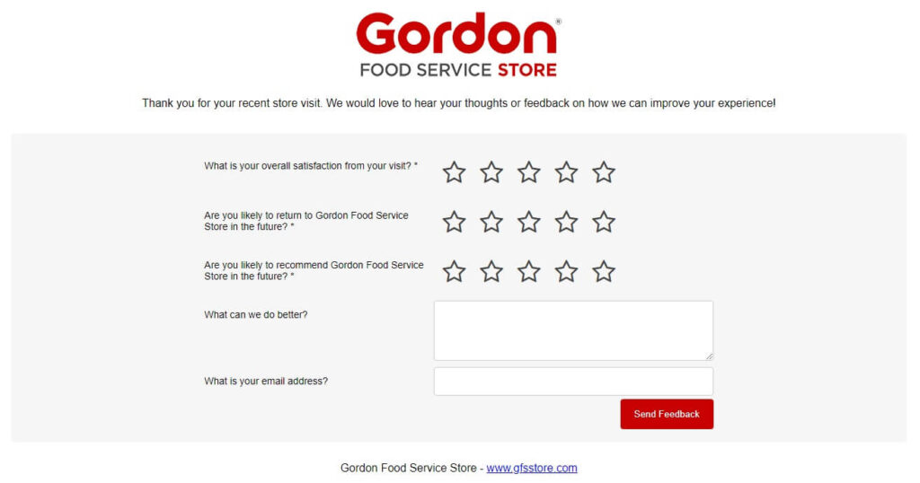 gfsstore survey