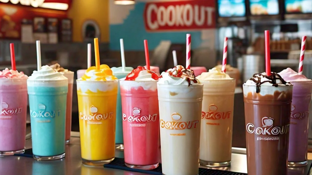 Cook Out Milkshake Menu