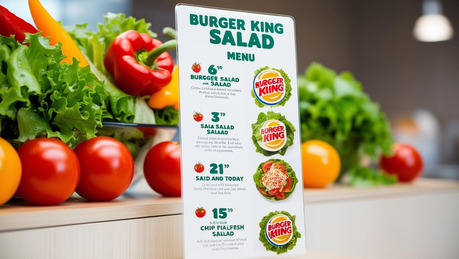 Burger King Salad Menu