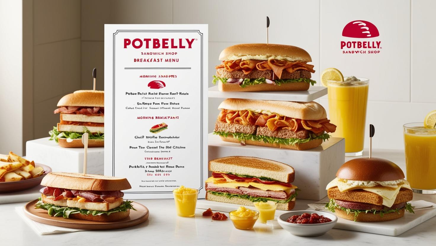 Potbelly Breakfast Menu