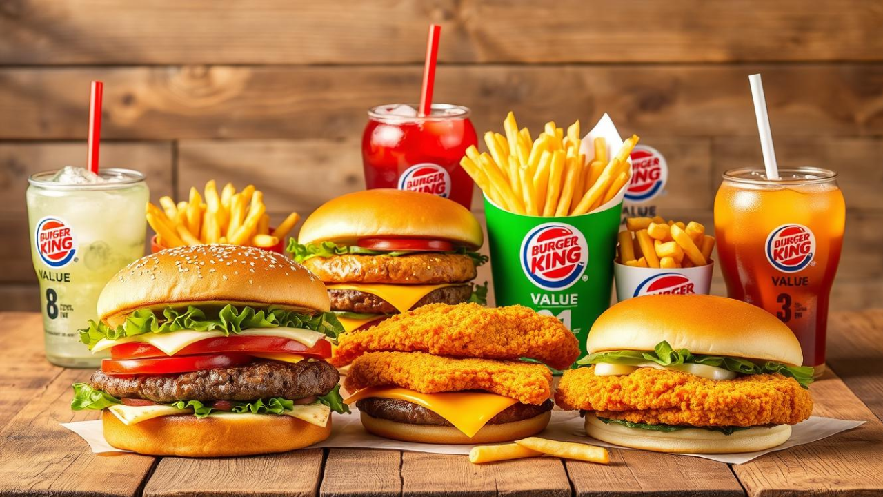 Burger King Menu Deals With Prices