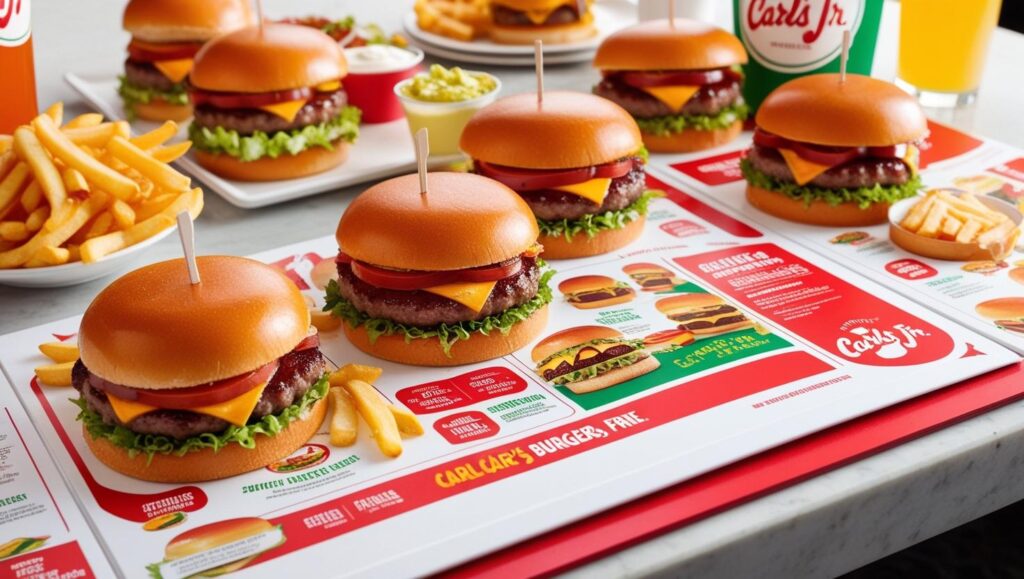 Carl’s Jr. Burger Menu