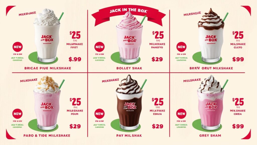 Jack in the Box Milkshake Menu Flavors & Prices