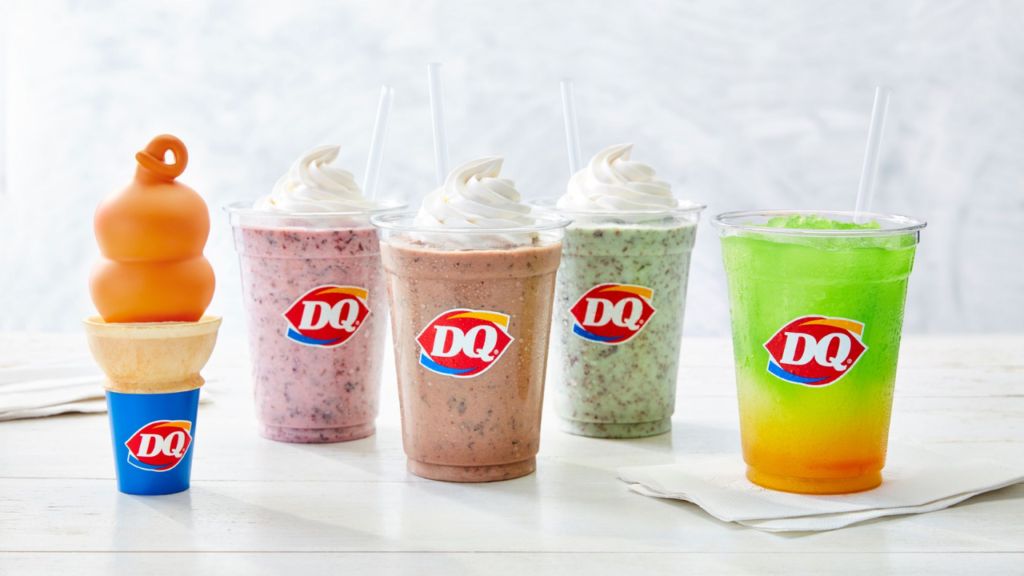 Dairy Queen Milkshake Menu