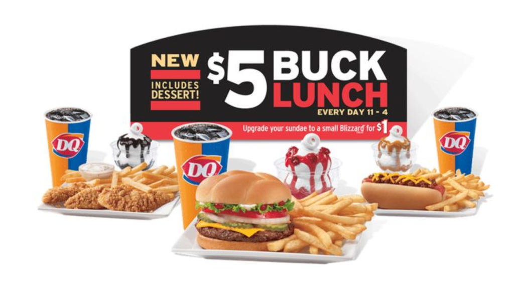 Explore the Dairy Queen Lunch Menu Favorites